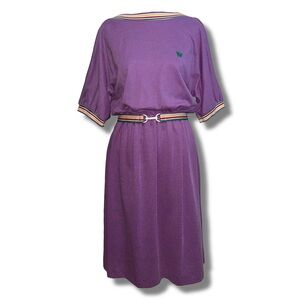Vintage 80s Avon Belted Dress